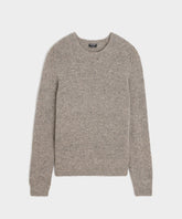 Donegal Crewneck Sweater in Stone Grey