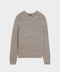 Donegal Crewneck Sweater in Stone Grey