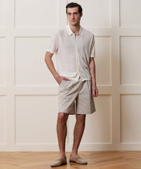 Italian Linen Sweater Polo