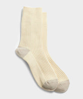 RoToTo Special Trio Socks in Off White / Grey