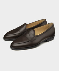 Baudoin & Lange Leather Grand Fleurus Penny Loafer in Brown