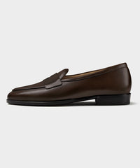 Baudoin & Lange Leather Grand Fleurus Penny Loafer in Brown