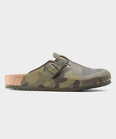 Birkenstock Boston Olive Camo Print