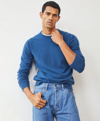 Cashmere Crewneck in Dark Teal