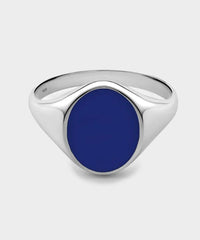 Miansai Sterling Silver Heritage Ring with Enamel