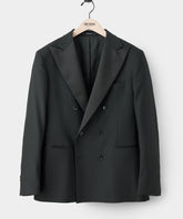 Italian Wool Double-Breasted Tuxedo Jacket