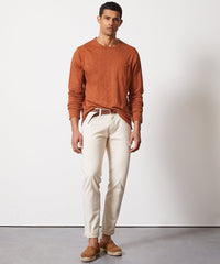 Linen Jersey Pocket Tee in Gingersnap