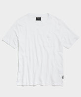 Linen Jersey Pocket Tee in White