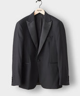 Italian Wool Peak Lapel Tuxedo Jacket
