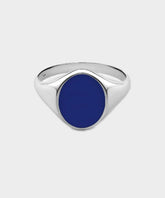 Miansai Sterling Silver Heritage Ring with Enamel