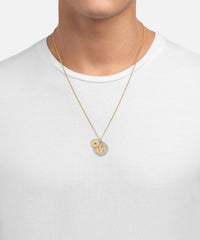 Miansai Test of Time Pendant Necklace in Silver/Gold