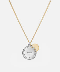 Miansai Test of Time Pendant Necklace in Silver/Gold