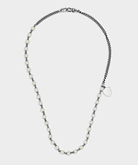 Mondi Silver Necklace with White Pearls