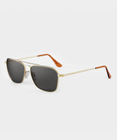 Randolph Skytec Glass Polarized Sunglasses in American Grey & 23k Gold