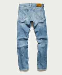 Straight Stretch Jean in Medium Indigo Wash
