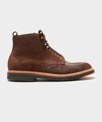Todd Snyder x Alden Indy Reverse Chamois Leather Boot