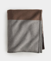 Todd Snyder x Joshua Ellis Wool Blanket In Brown Stripe