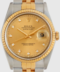 1991 Rolex Oyster Perpetual Datejust 2-Tone Diamond Jubilee Watch