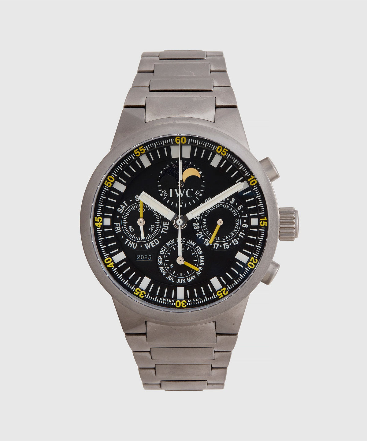 2004 IWC Perpetual Calendar Titanium Chronograph Watch