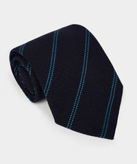 Italian Wool-Silk Stripe Tie
