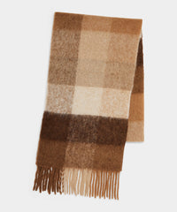 Oversized Plaid Scarf