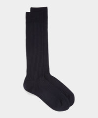 Merino Dress Sock in Navy