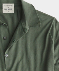 Todd Snyder x John Smedley Adrian Polo in Palm