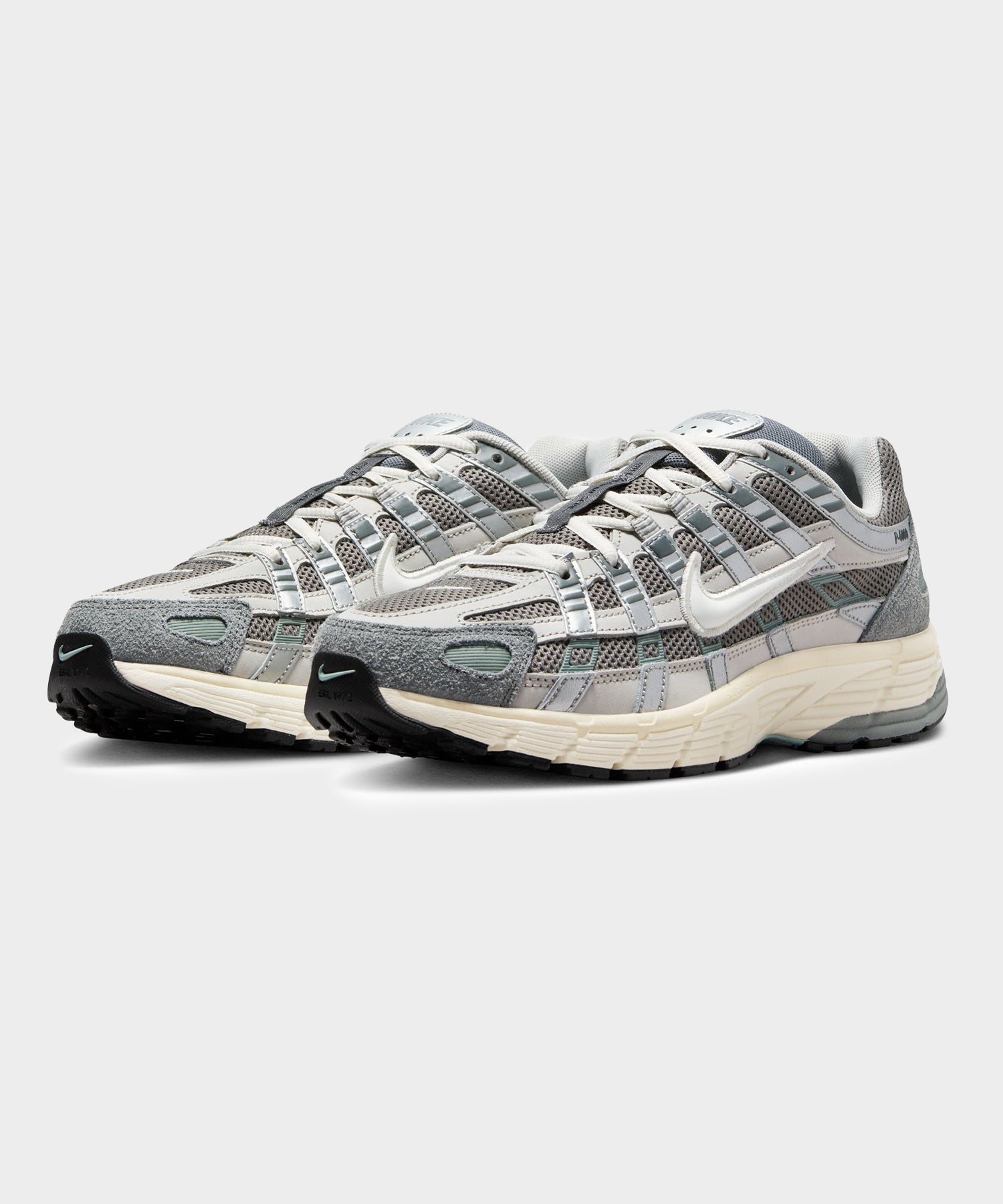 Nike P-6000 in Flat Pewter + Metallic Silver