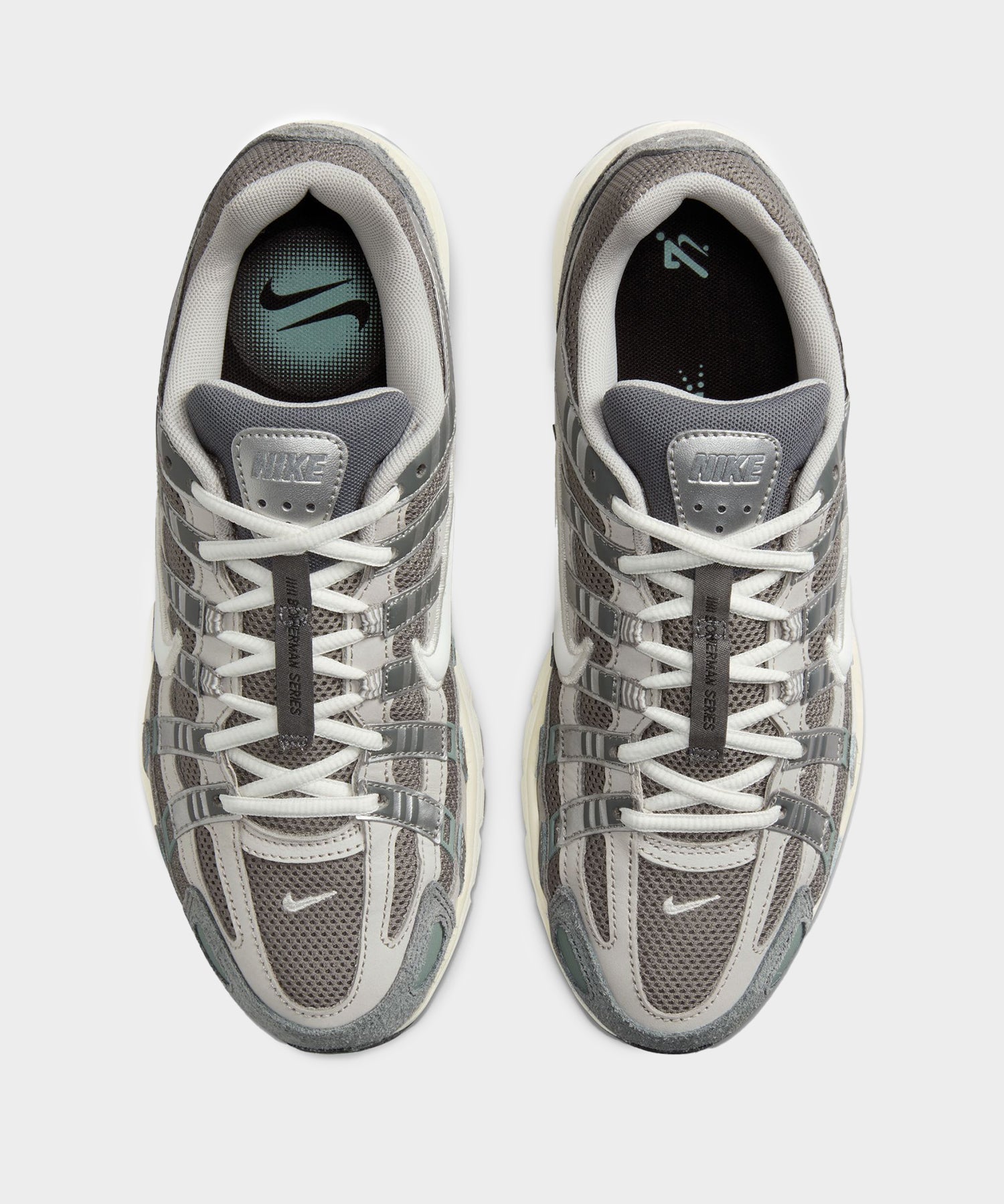 Nike P-6000 in Flat Pewter + Metallic Silver