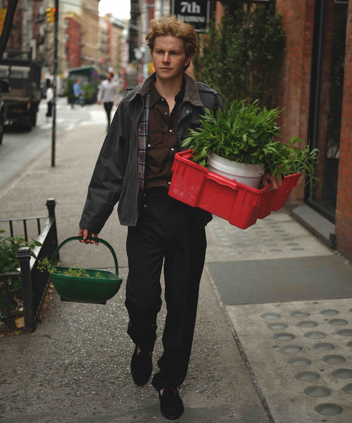 Todd Snyder X Barbour Transport Jacket in Grey