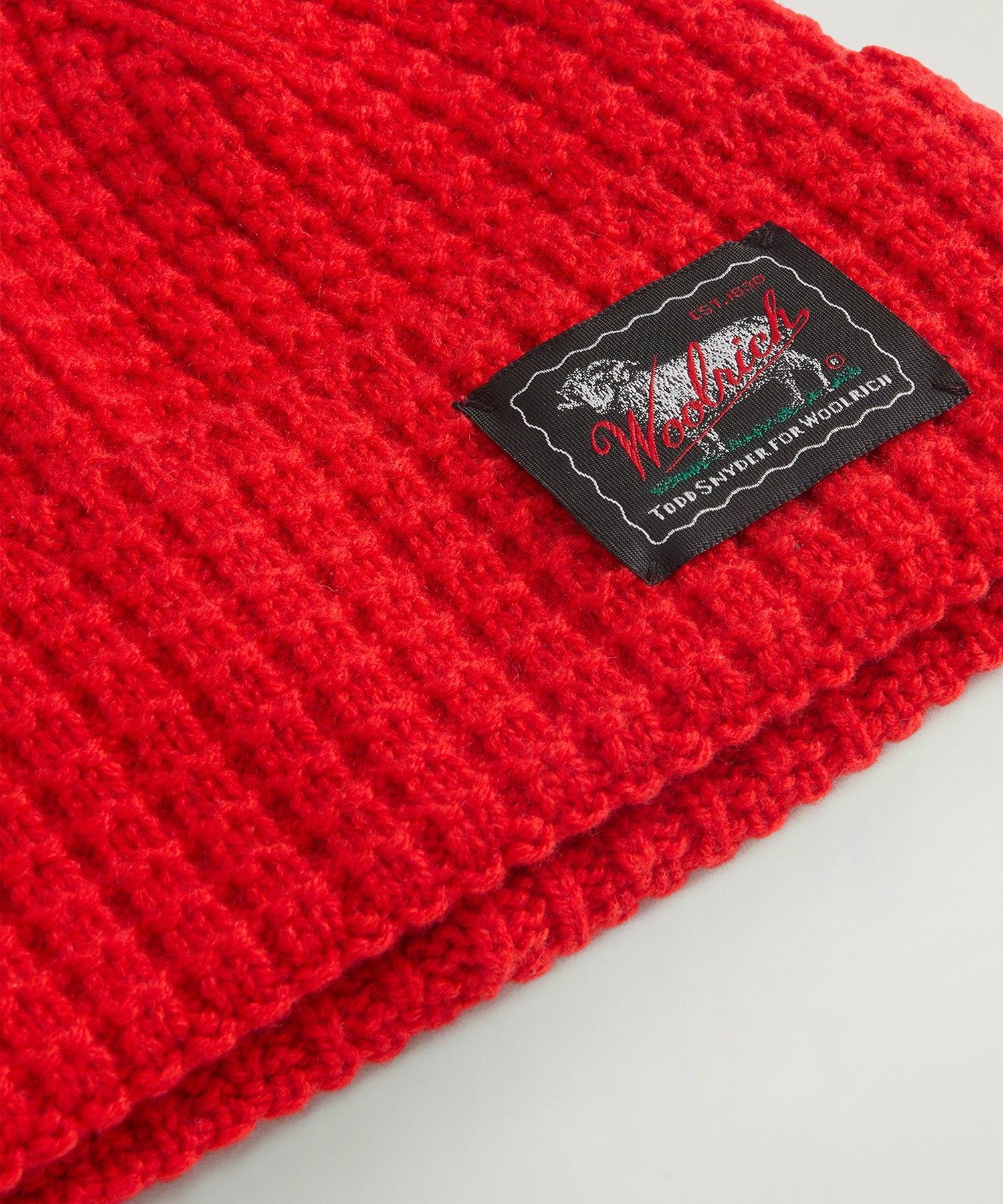 Todd Snyder x Woolrich Wool-Cashmere Waffle Beanie