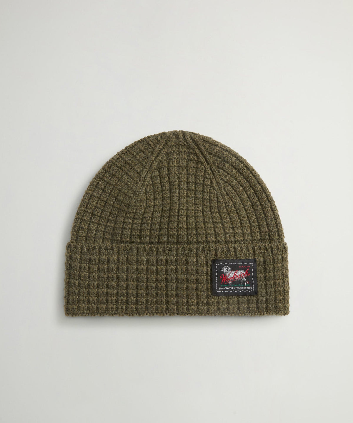 Todd Snyder x Woolrich Wool-Cashmere Waffle Beanie
