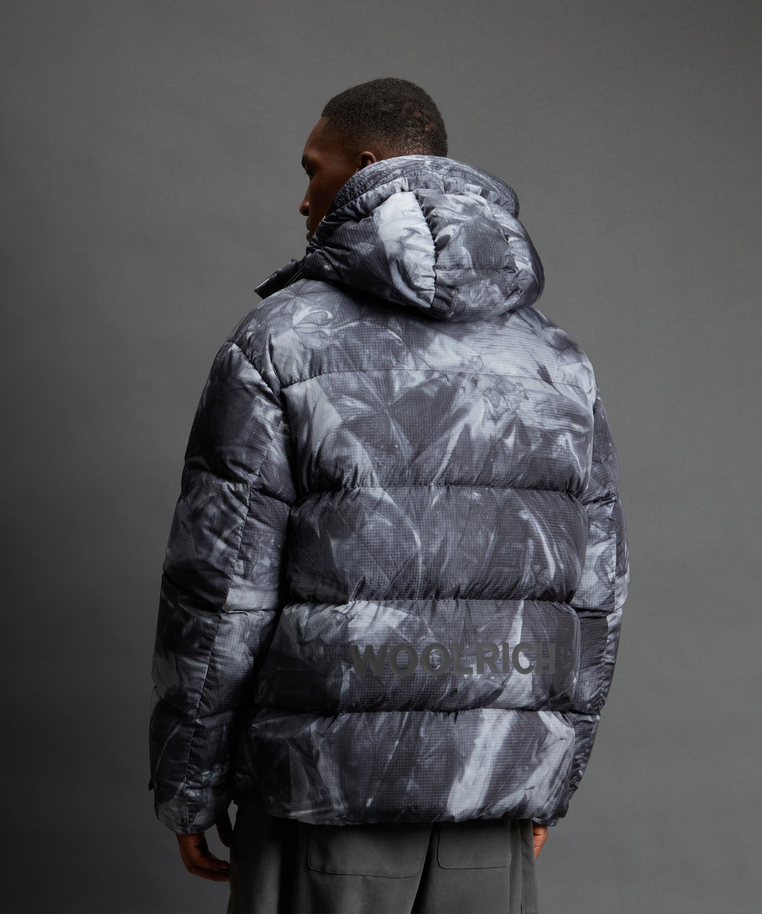 Todd Snyder x Woolrich Tie-Dye Glacier Puffer Jacket