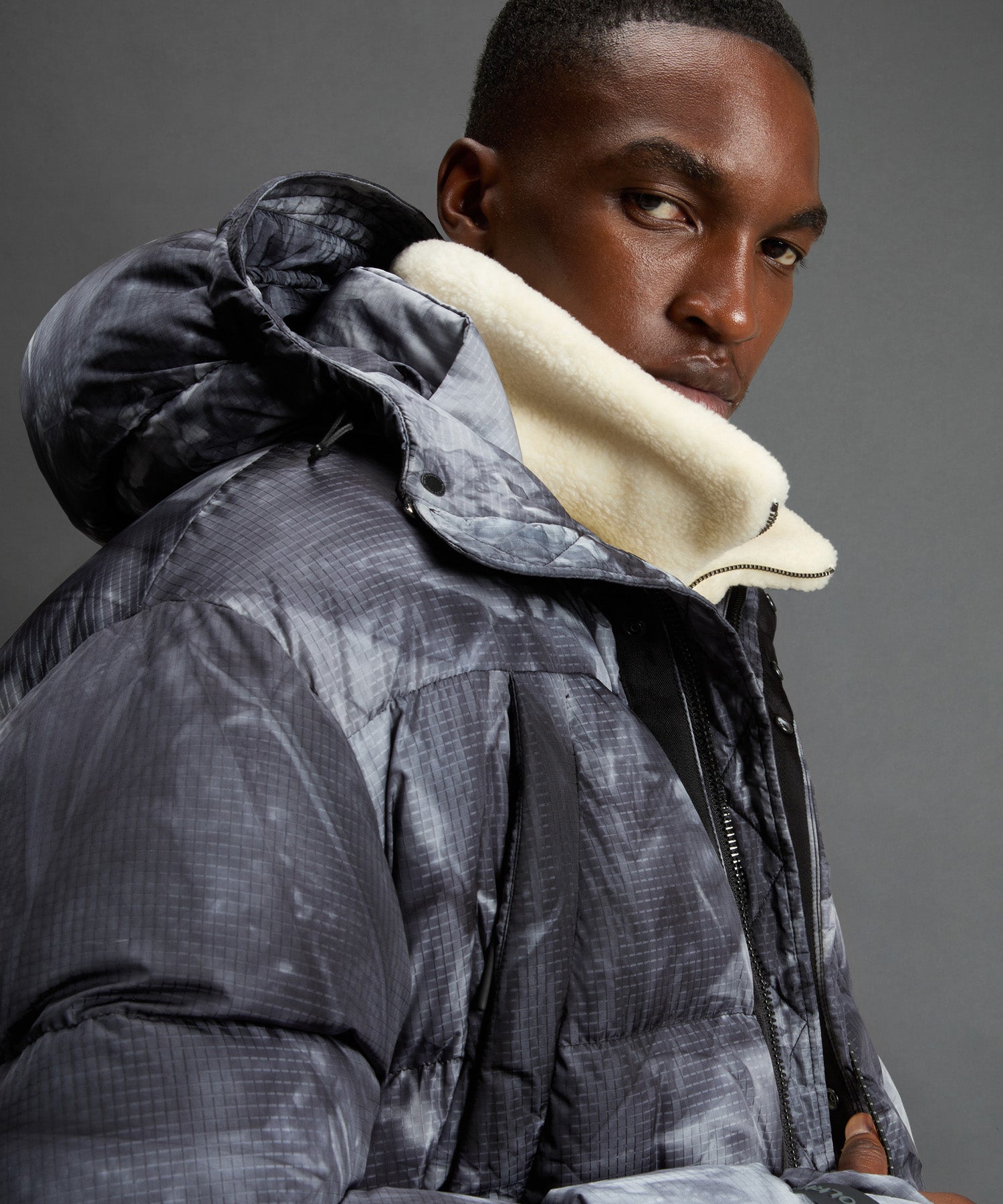 Todd Snyder x Woolrich Tie-Dye Glacier Puffer Jacket