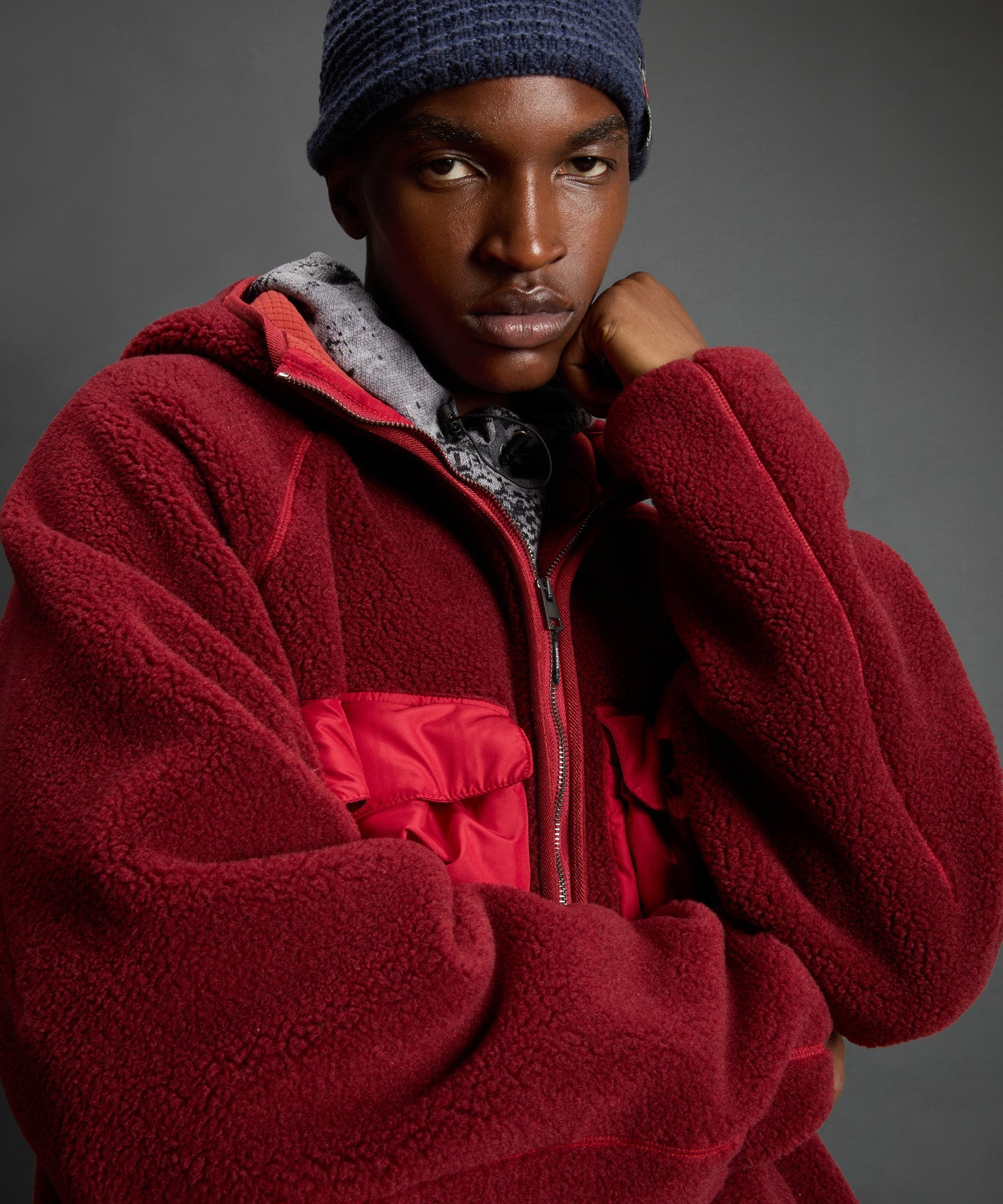 Todd Snyder x Woolrich Sherpa Fleece Quilted Full-Zip Jacket