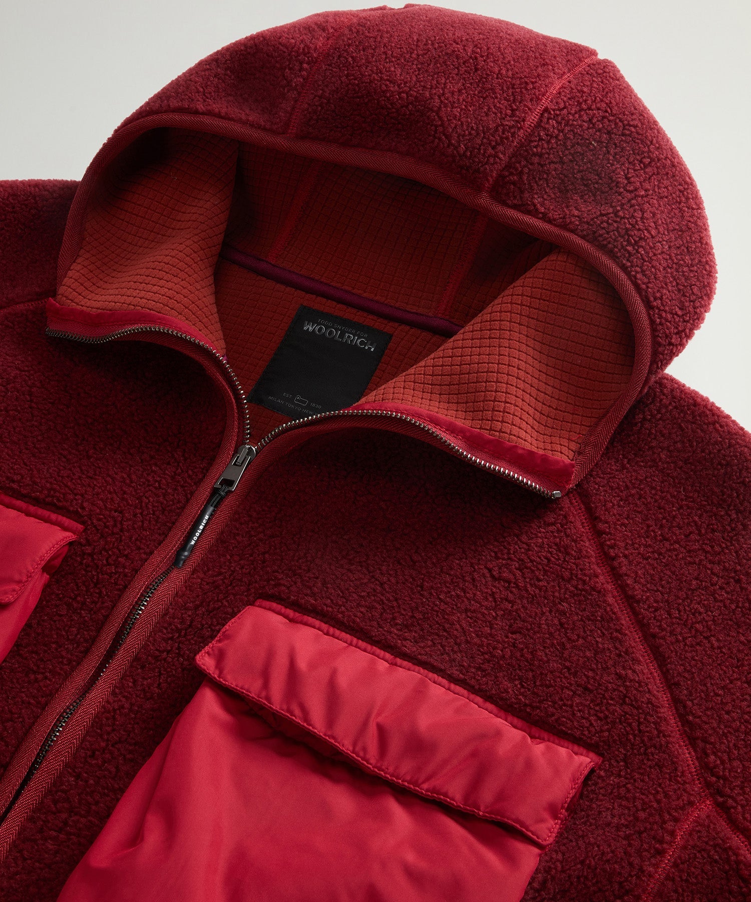 Todd Snyder x Woolrich Sherpa Fleece Quilted Full-Zip Jacket