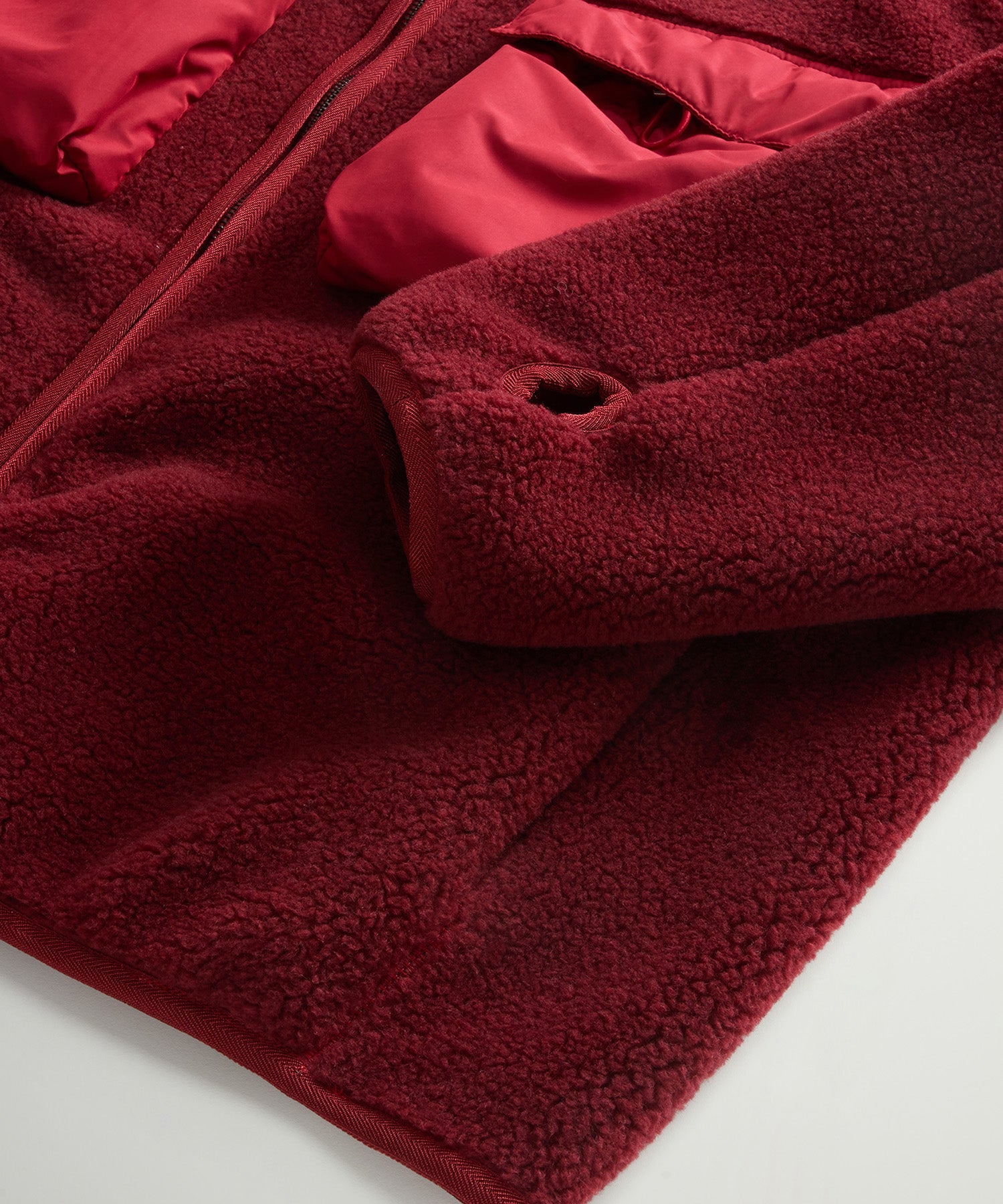 Todd Snyder x Woolrich Sherpa Fleece Quilted Full-Zip Jacket