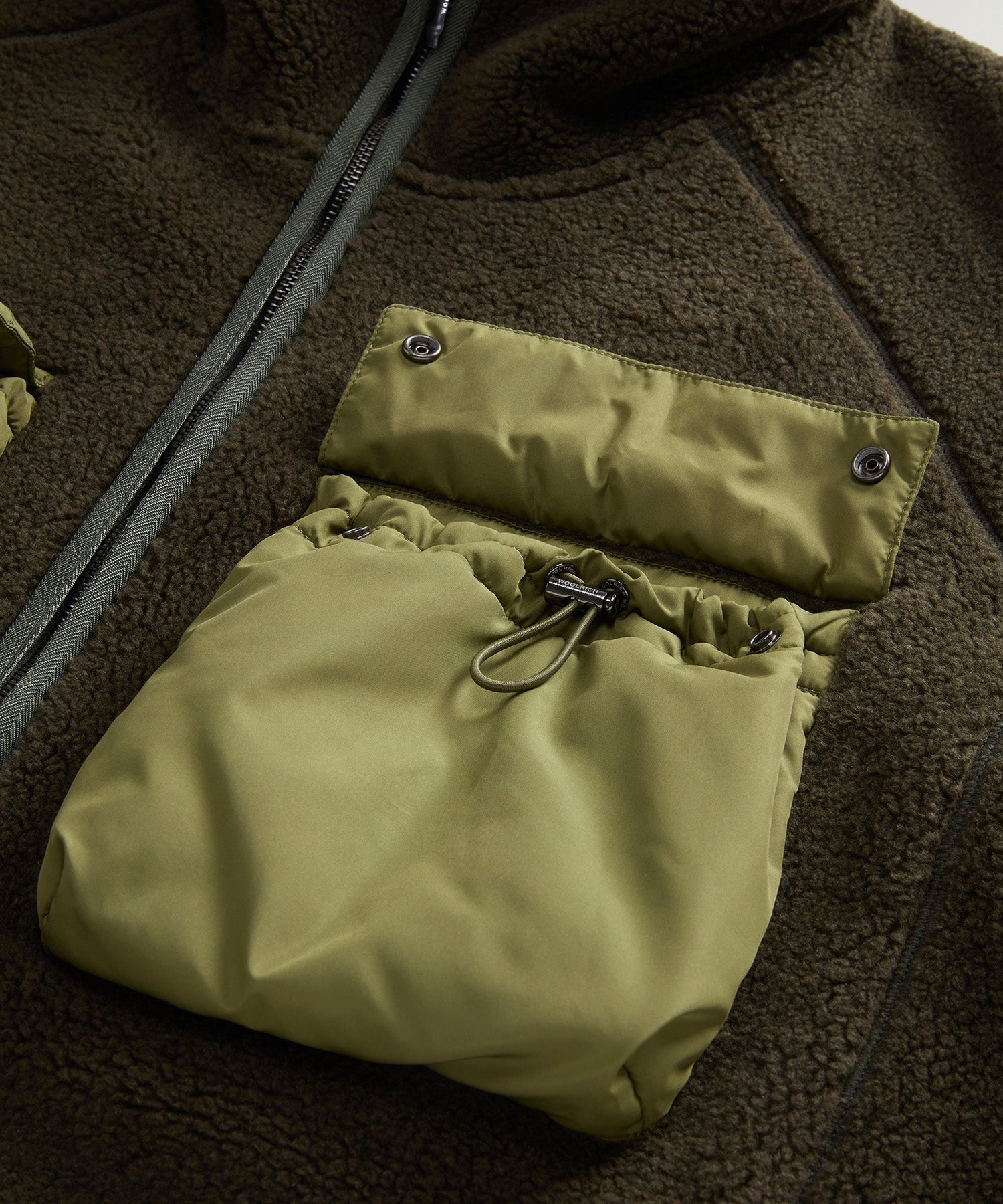 Todd Snyder x Woolrich Sherpa Fleece Quilted Full-Zip Jacket