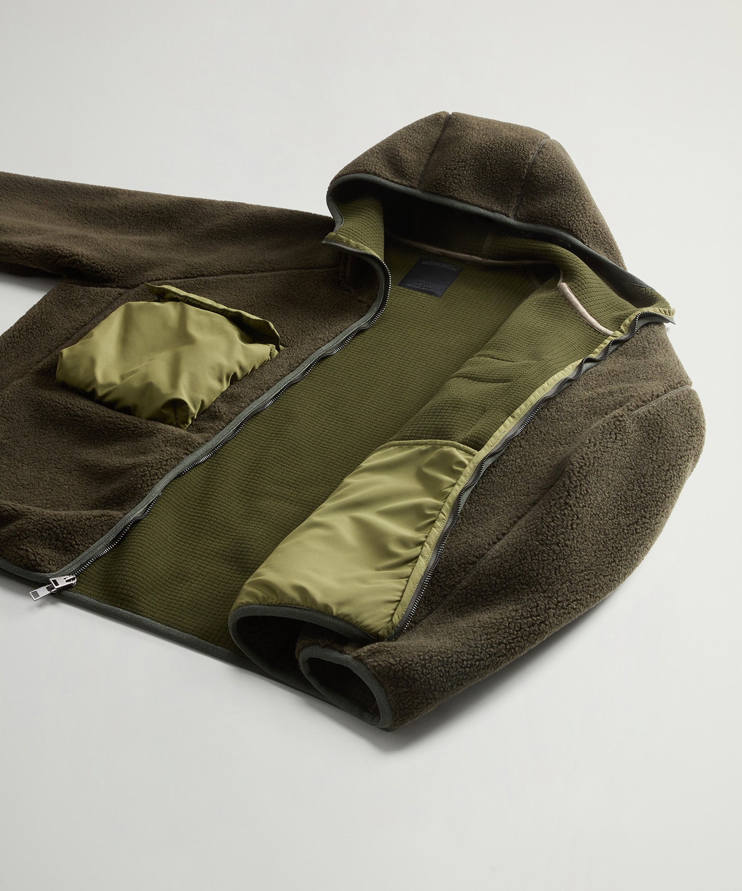 Todd Snyder x Woolrich Sherpa Fleece Quilted Full-Zip Jacket