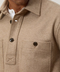 Camel-Cashmere Field Polo
