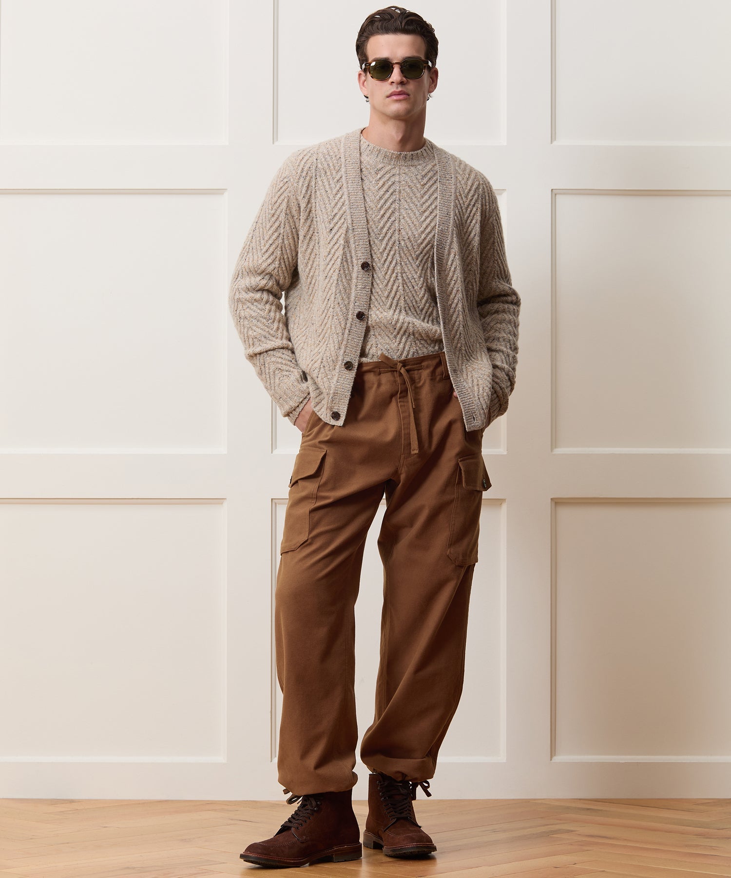 Italian Moleskin Cargo Pant