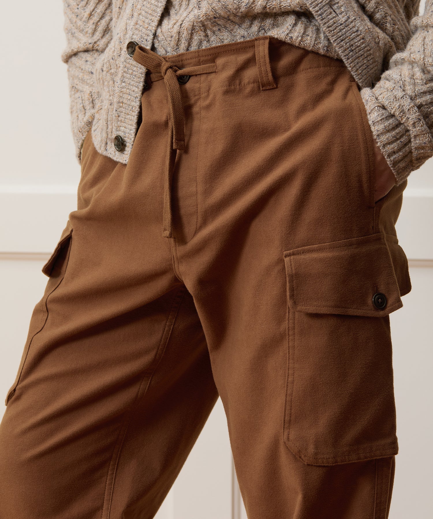 Italian Moleskin Cargo Pant