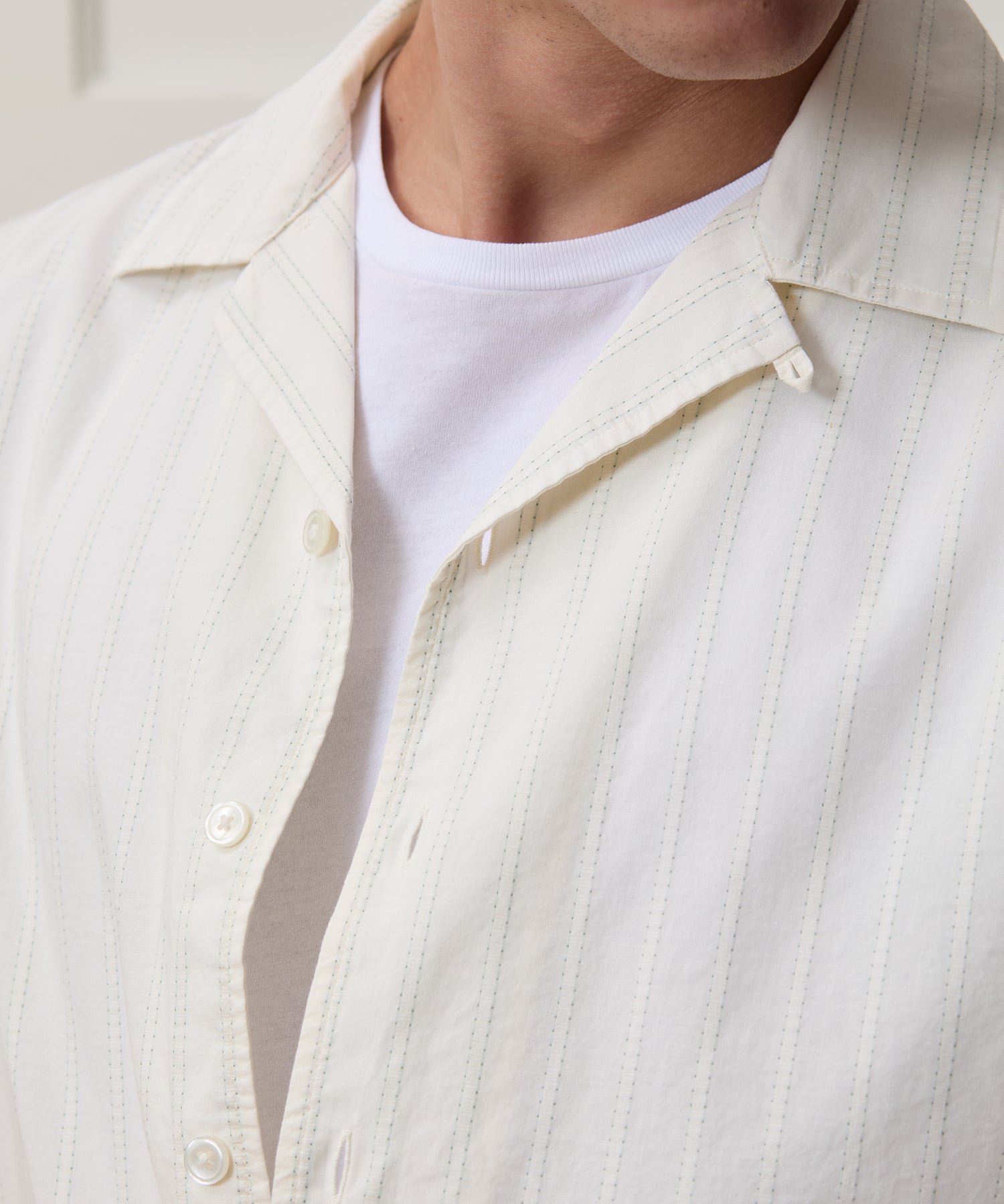 Cropped Poplin Shirt