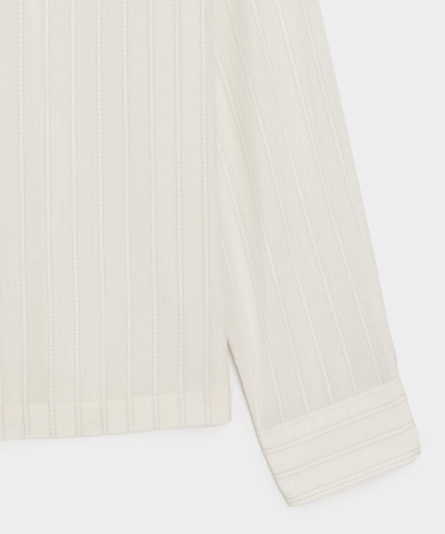 Cropped Poplin Shirt