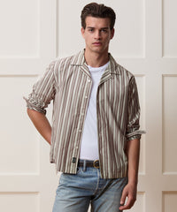 Cropped Poplin Shirt