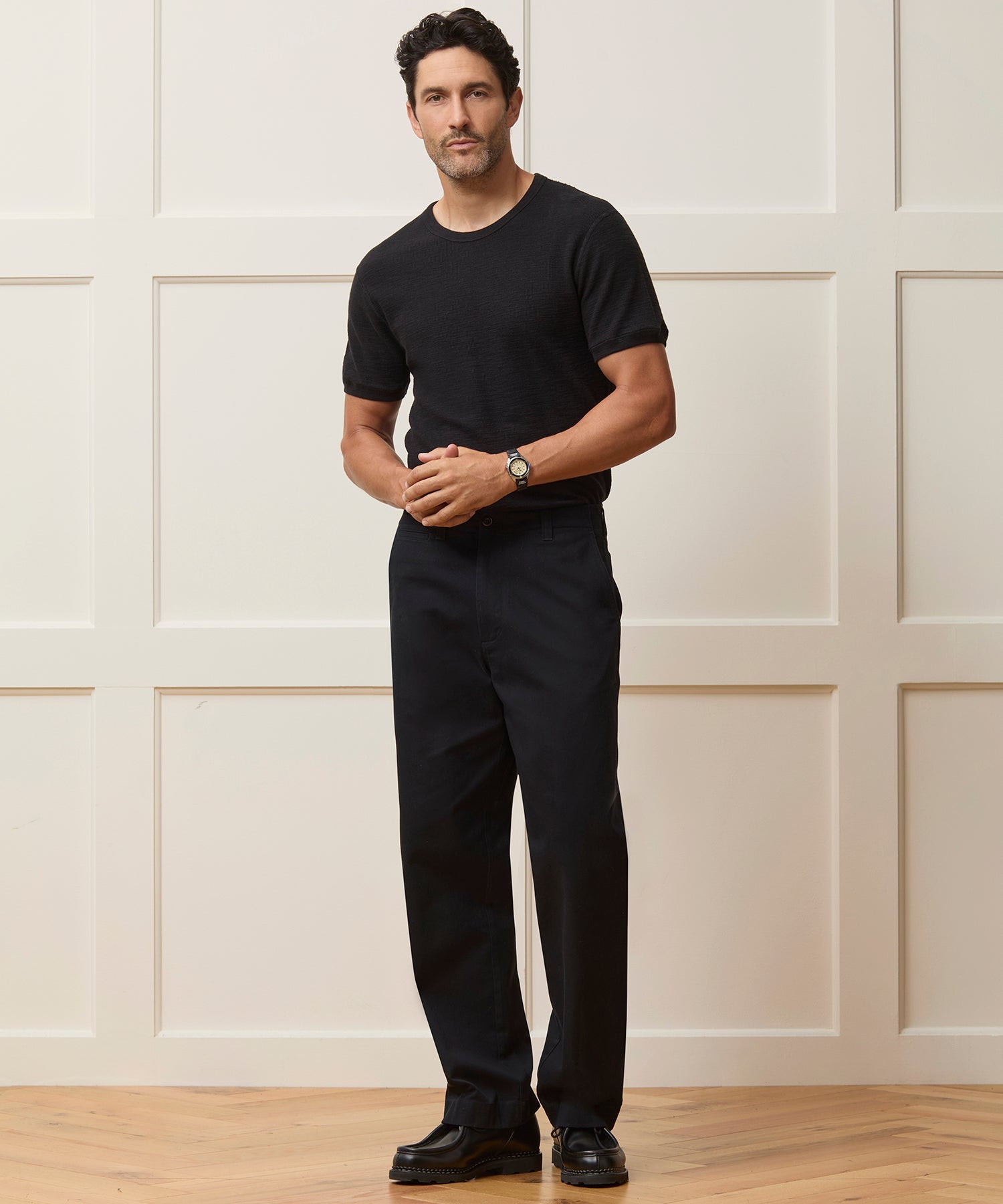 Lightweight Mini Waffle Tee