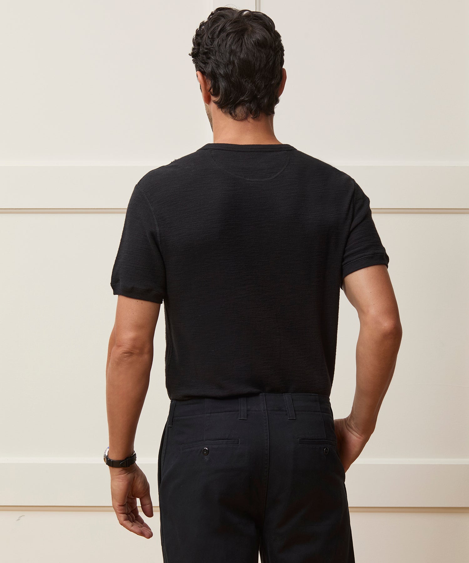 Lightweight Mini Waffle Tee