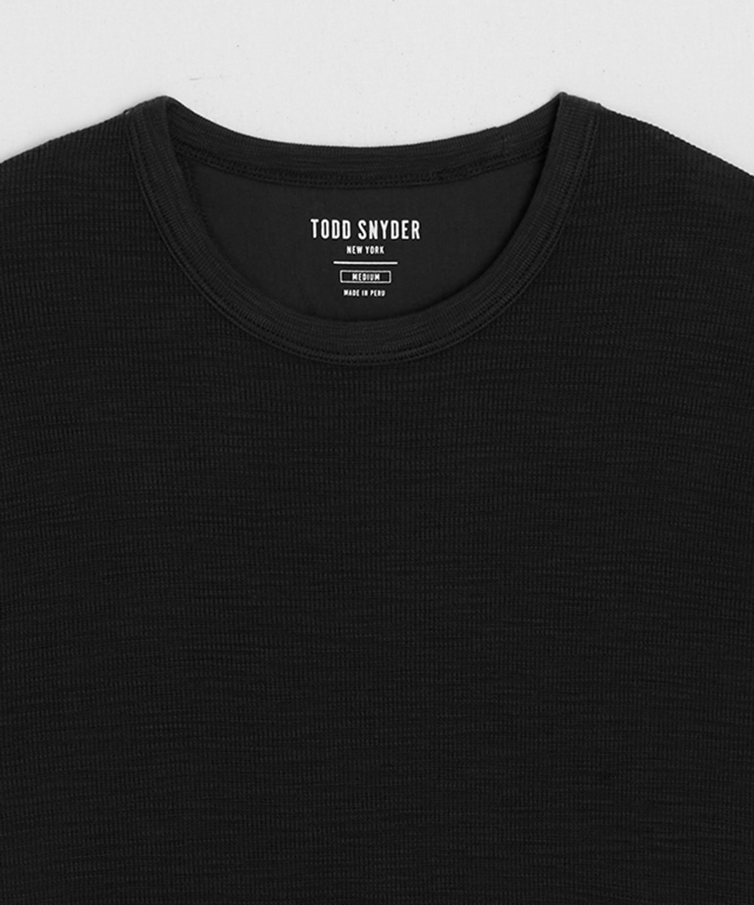 Lightweight Mini Waffle Tee