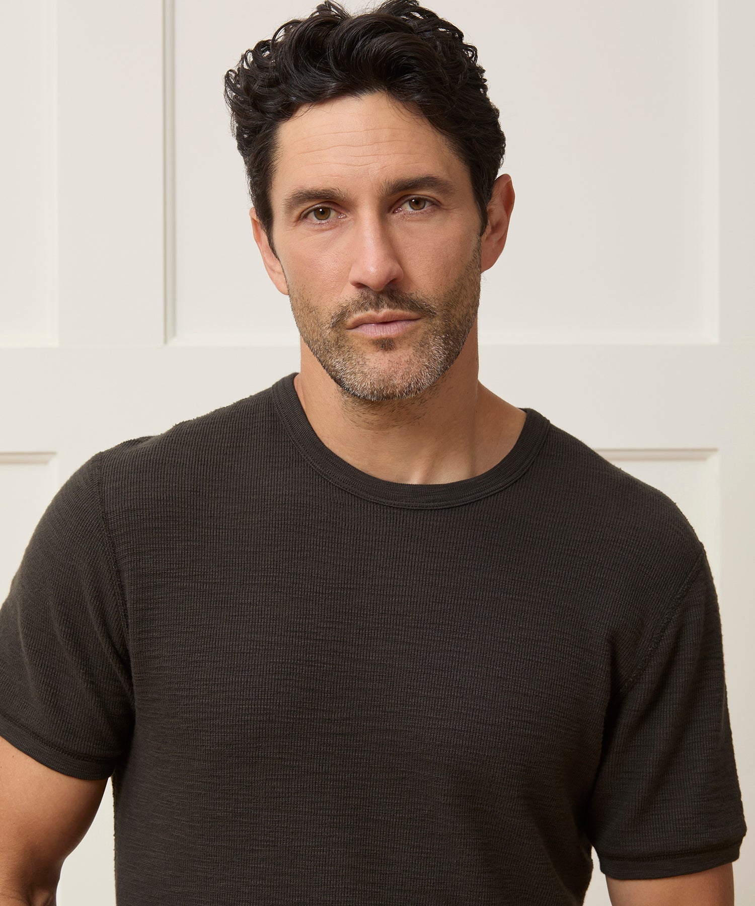 Lightweight Mini Waffle Tee