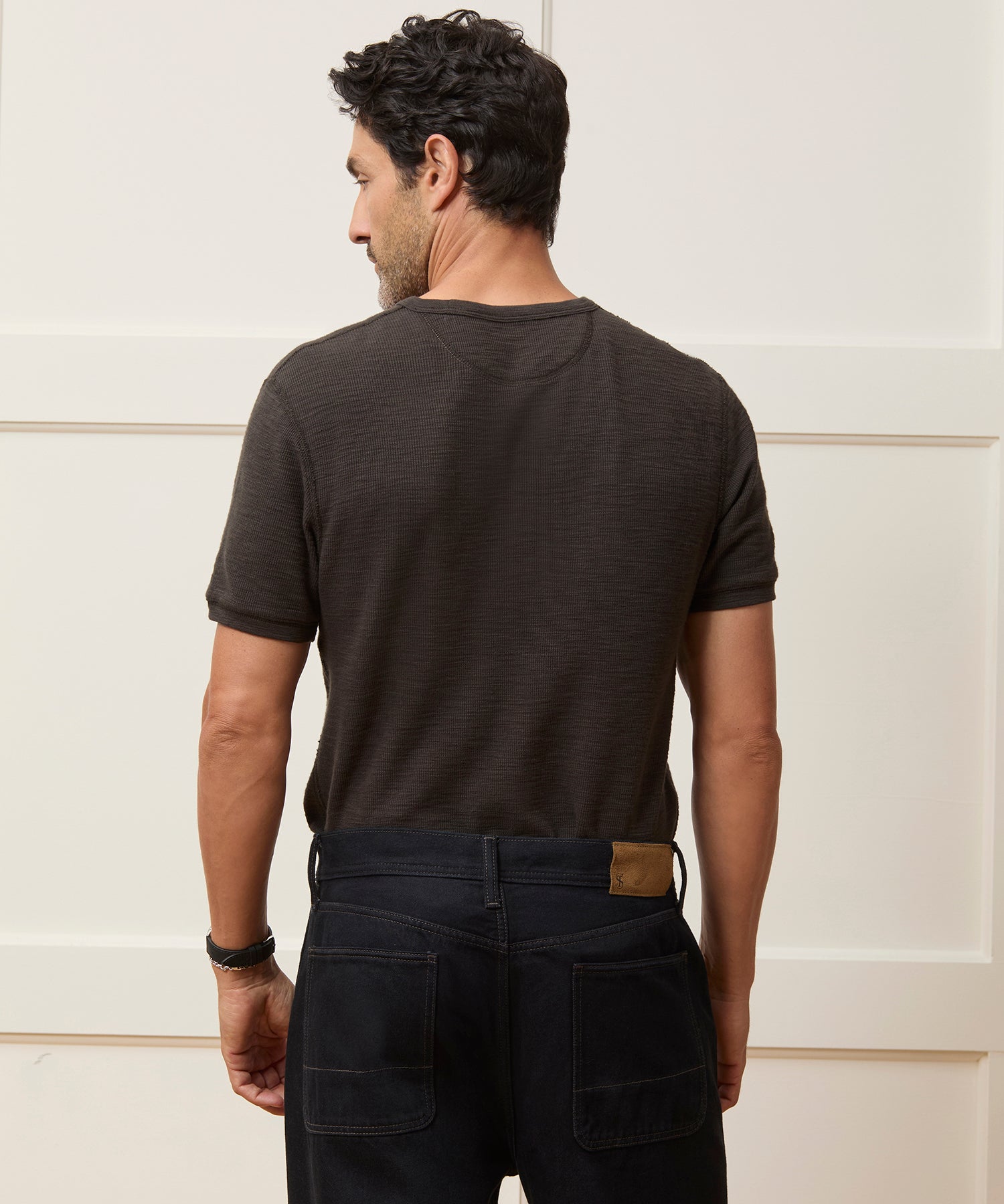 Lightweight Mini Waffle Tee